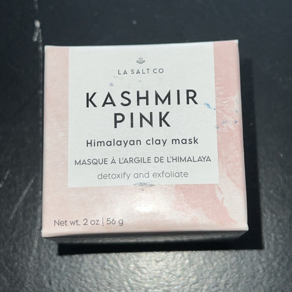 Kashmir Pink Himalayan Clay‎ Mask Mineral-Rich All-Natural NIB Sealed 2 Oz